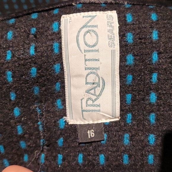 Vintage Sears Wool blend jacket - Size 16 - Picture 8 of 12